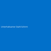 Unterhaltsamer Stahl-Schirm