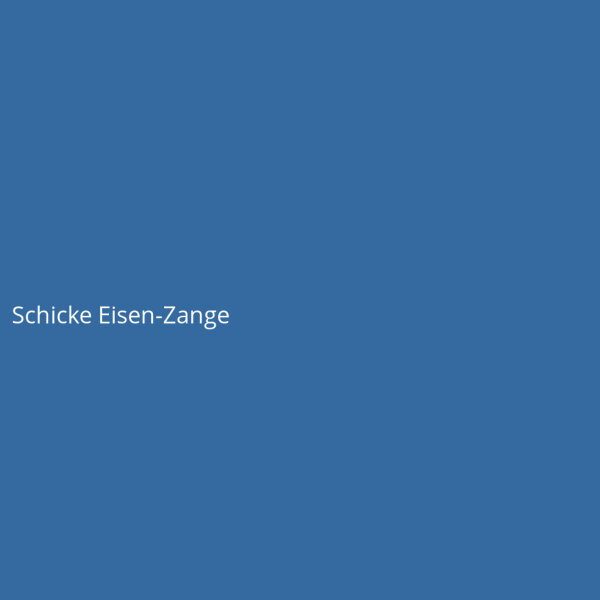 Schicke Eisen-Zange