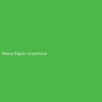 Kleine Papier-Unterhose