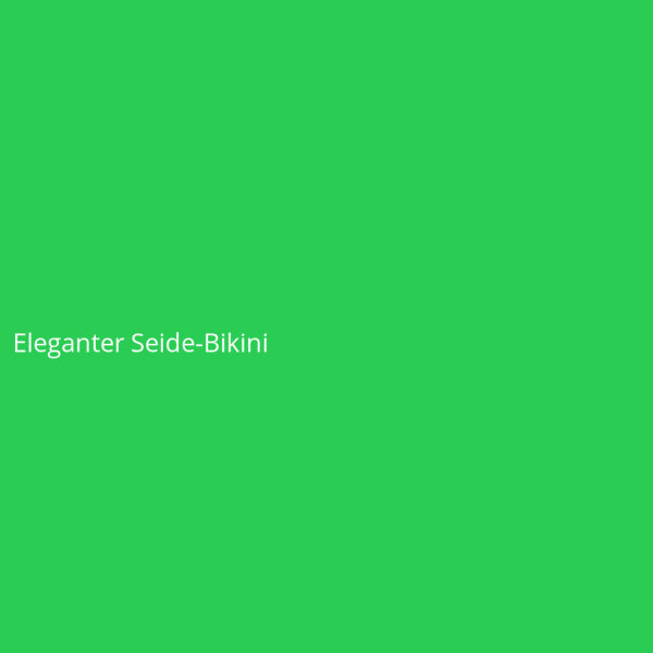 Eleganter Seide-Bikini