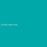 Schicke Leder-Hose