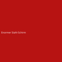 Enormer Stahl-Schirm