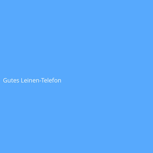 Gutes Leinen-Telefon