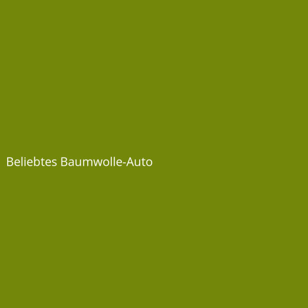 Beliebtes Baumwolle-Auto