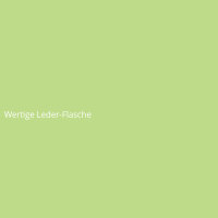 Wertige Leder-Flasche