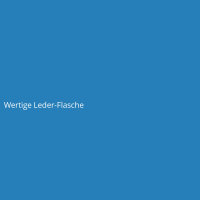 Wertige Leder-Flasche