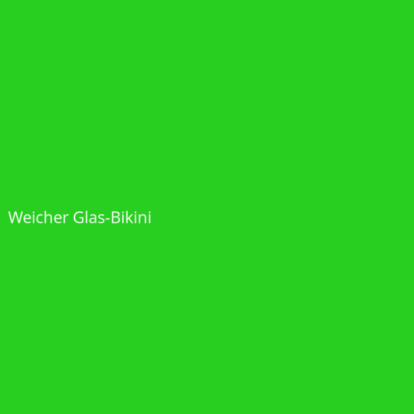 Weicher Glas-Bikini